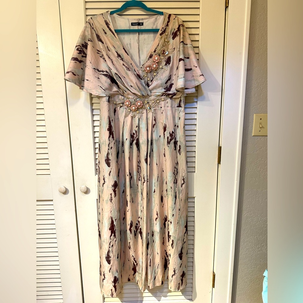 Multi colored maxi dress